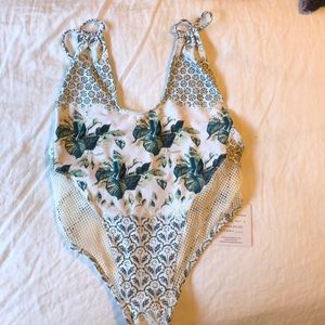 Super sexy tropical one piece!